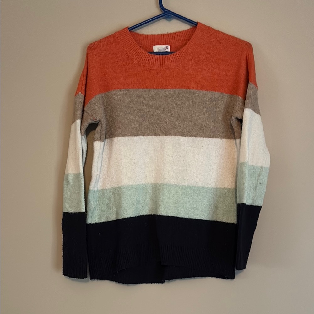 Colorful Striped Women’s Sweater SO